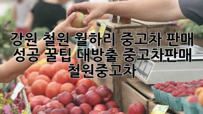 강원 철원 월하리 중고차 판매 성공🎉 꿀팁 대방출! #중고차판매 #철원중고차